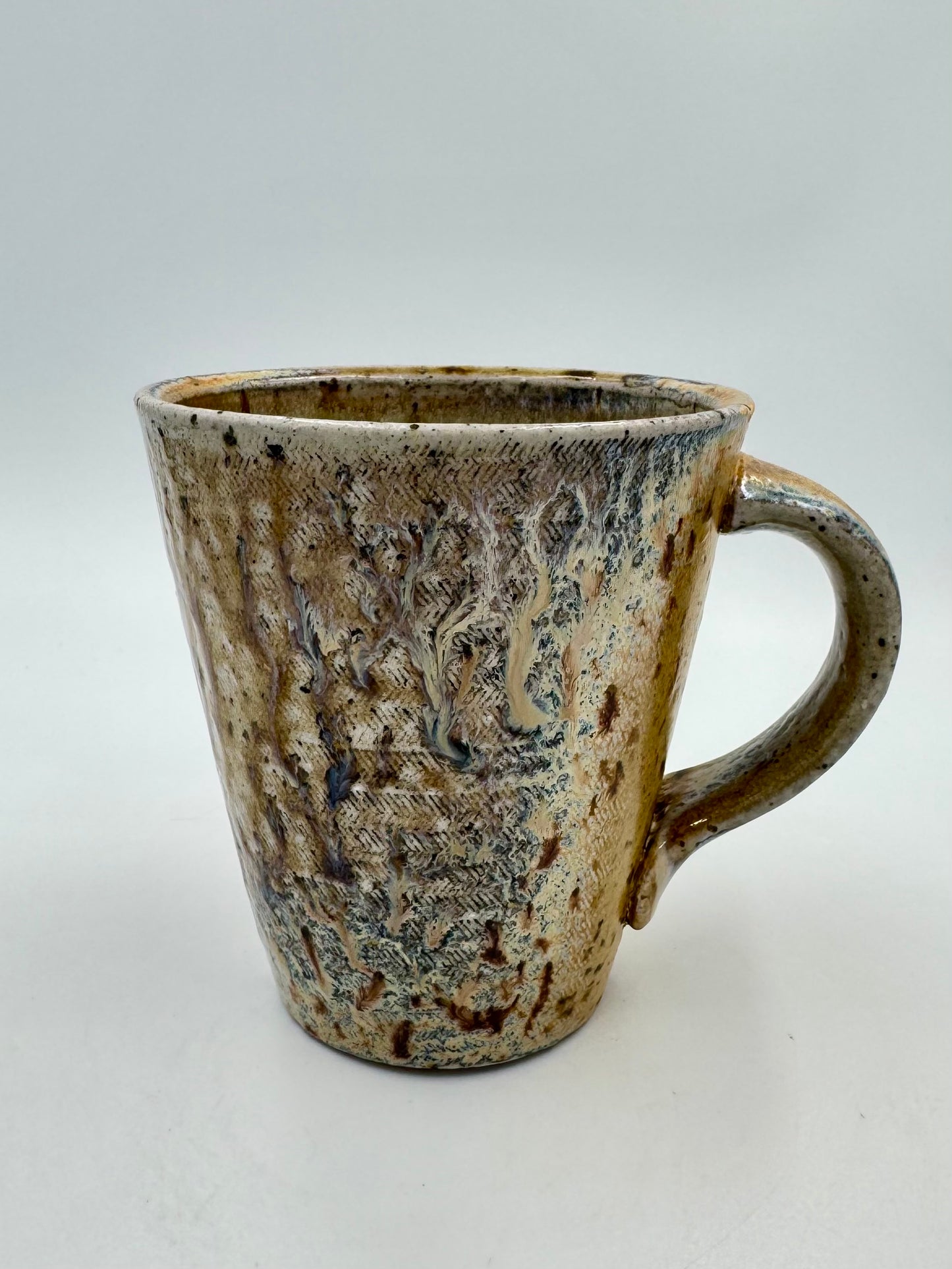 Mug Titanium Yellow- Textured