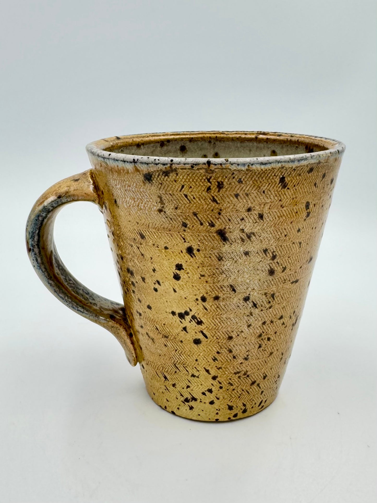 Mug Titanium Yellow- Textured